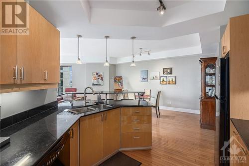 Kitchen - 85 Bronson Avenue Unit#1005, Ottawa, ON - Indoor Photo Showing Kitchen With Double Sink