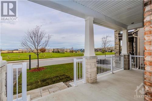 NO FRONT NEIGHBORS, across from A HUGE PARK - 910 Rubicon Place, Ottawa, ON - Outdoor With Deck Patio Veranda