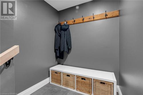 Mudroom - coat rack and compartmentalized storage - 386 Mechanics Street, Brussels, ON - Indoor