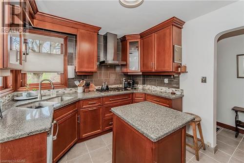 8 Echo Drive, Guelph, ON - Indoor Photo Showing Kitchen With Double Sink