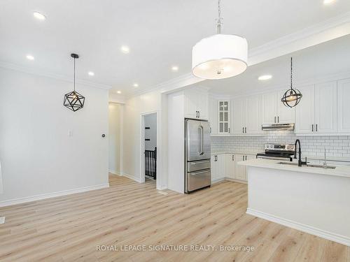 35 Britannia Ave, Hamilton, ON - Indoor Photo Showing Kitchen With Double Sink With Upgraded Kitchen