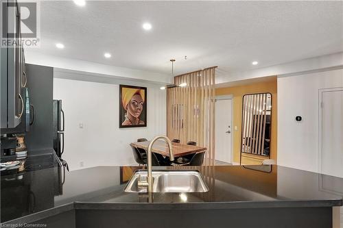 35 Alexandra Avenue Unit# 105, Waterloo, ON - Indoor Photo Showing Kitchen With Double Sink