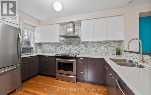 22 - 1100 Begley Street, Pickering, ON - Indoor Photo Showing Kitchen With Stainless Steel Kitchen With Double Sink With Upgraded Kitchen