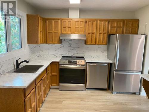 3013 11Th Street, Vernon, BC - Indoor Photo Showing Kitchen With Stainless Steel Kitchen