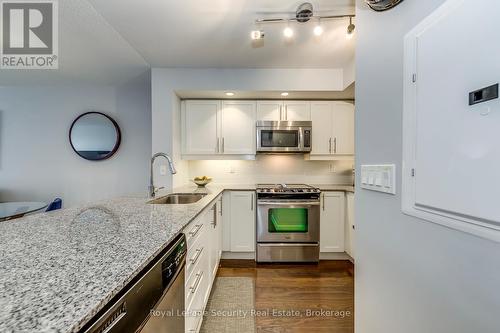 709 - 85 East Liberty Street, Toronto, ON - Indoor Photo Showing Kitchen With Stainless Steel Kitchen With Upgraded Kitchen