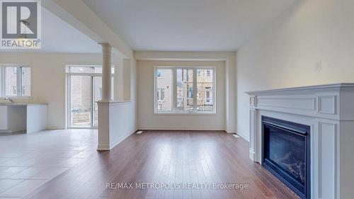 72 Donald Stewart Road, Brampton, ON - Indoor Photo Showing Living Room With Fireplace