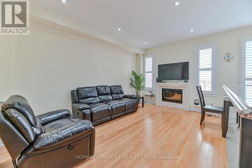 105 Sky Harbour Drive, Brampton, ON - Indoor Photo Showing Living Room With Fireplace