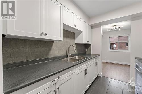 8 Pearl Street Unit#205, Smiths Falls, ON - Indoor Photo Showing Kitchen With Double Sink