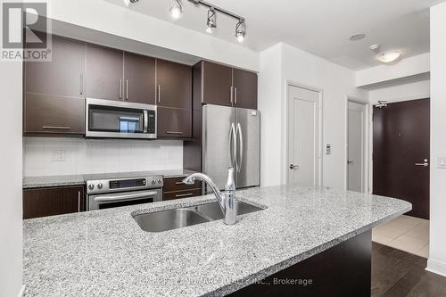 3002 - 825 Church Street, Toronto, ON - Indoor Photo Showing Kitchen With Double Sink With Upgraded Kitchen