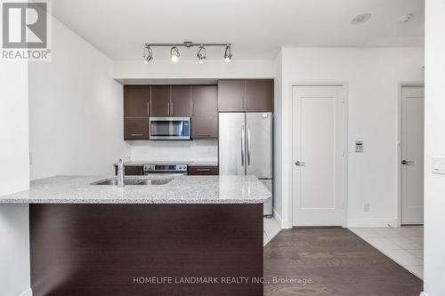 3002 - 825 Church Street, Toronto, ON - Indoor Photo Showing Kitchen With Double Sink