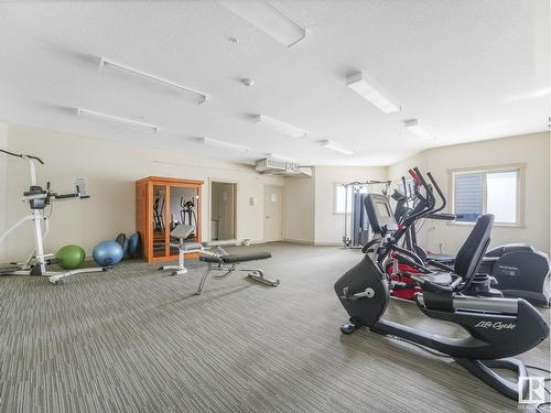 #303 16235 51 St Nw Nw, Edmonton, AB - Indoor Photo Showing Gym Room