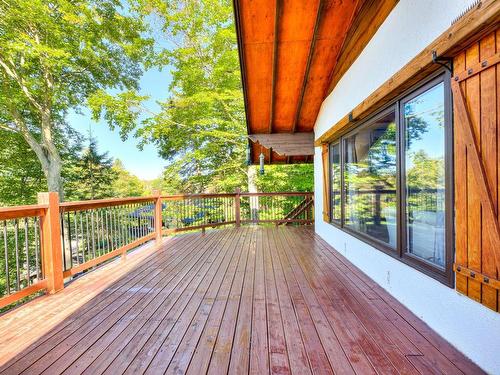 Balcon - 301 Ch. Éloi, Piedmont, QC - Outdoor With Deck Patio Veranda With Exterior