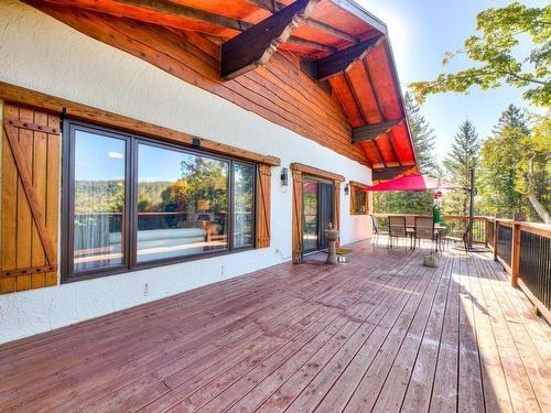 Balcon - 301 Ch. Éloi, Piedmont, QC - Outdoor With Deck Patio Veranda With Exterior