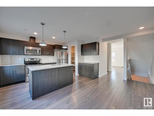 #7 2215 24 St Nw, Edmonton, AB - Indoor Photo Showing Kitchen With Stainless Steel Kitchen With Upgraded Kitchen