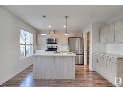 #6 2215 24 St Nw, Edmonton, AB - Indoor Photo Showing Kitchen With Stainless Steel Kitchen