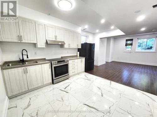 Bsmt - 19 Lacroix Court, Whitby, ON - Indoor Photo Showing Kitchen With Double Sink