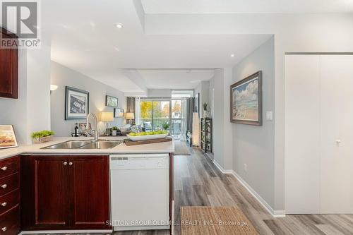 216 - 2464 Weston Road, Toronto, ON - Indoor Photo Showing Kitchen With Double Sink