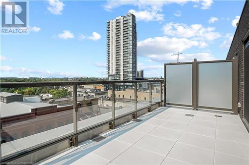 55 Duke Street W Unit# 420, Kitchener, ON - Outdoor With Balcony