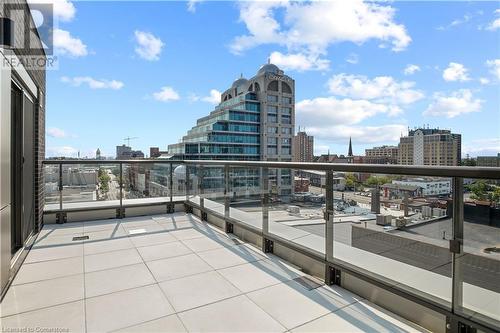 55 Duke Street W Unit# 420, Kitchener, ON - Outdoor With Balcony With View