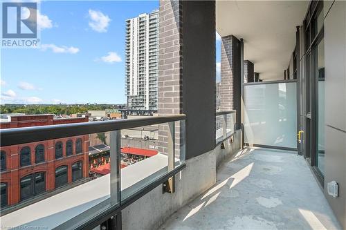 55 Duke Street W Unit# 420, Kitchener, ON - Outdoor With Balcony