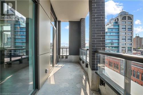 55 Duke Street W Unit# 420, Kitchener, ON - Outdoor With Balcony With Exterior