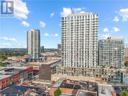 55 Duke Street W Unit# 420, Kitchener, ON - Outdoor With Facade With View