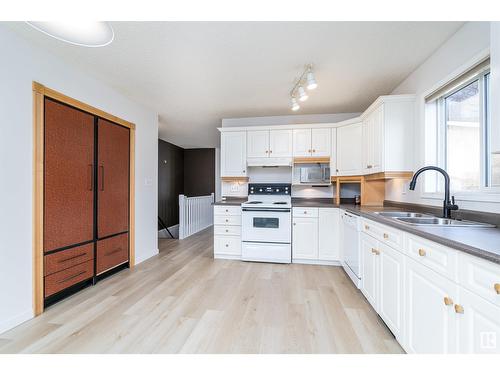 9519 155 St Nw, Edmonton, AB - Indoor Photo Showing Kitchen With Double Sink