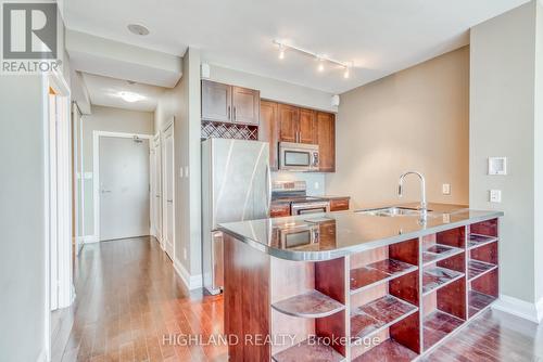 2203 - 3525 Kariya Drive, Mississauga, ON - Indoor Photo Showing Kitchen With Double Sink