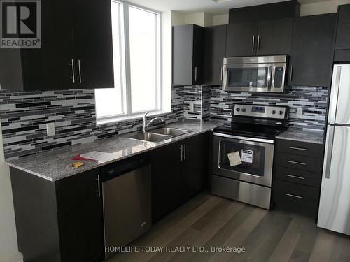 908 - 9506 Markham Road, Markham, ON - Indoor Photo Showing Kitchen With Double Sink With Upgraded Kitchen