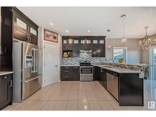 2406 22 Av Nw, Edmonton, AB - Indoor Photo Showing Kitchen With Upgraded Kitchen