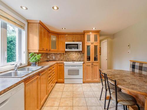 Cuisine - 375 Rue Des Libellules, Saint-Colomban, QC - Indoor Photo Showing Kitchen With Double Sink