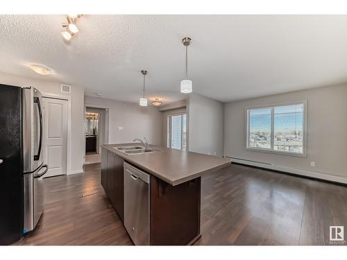 #429 344 Windermere Rd Nw, Edmonton, AB - Indoor Photo Showing Kitchen With Double Sink