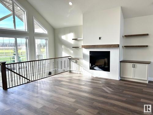 52103 Rge Road 280, Rural Parkland County, AB - Indoor Photo Showing Other Room With Fireplace