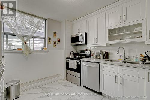 1511 - 100 Wingarden Court, Toronto, ON - Indoor Photo Showing Kitchen With Double Sink