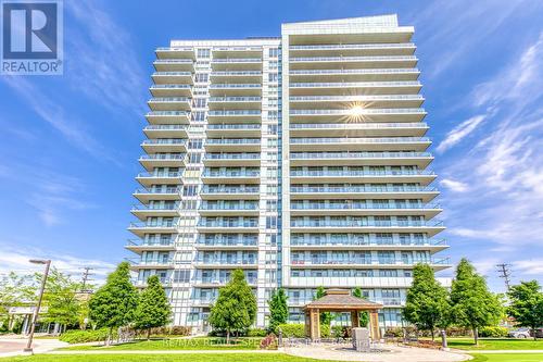 902 - 4655 Glen Erin Drive, Mississauga, ON - Outdoor With Balcony With Facade