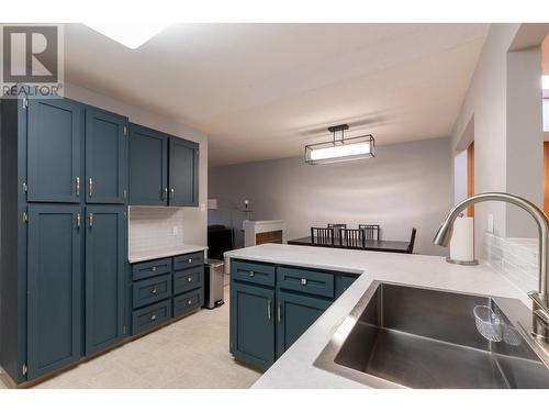 135 Kelly Street, Prince George, BC - Indoor Photo Showing Kitchen With Double Sink