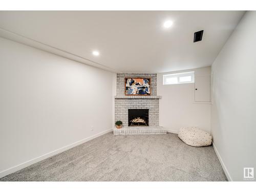 13109 34 St Nw, Edmonton, AB - Indoor With Fireplace