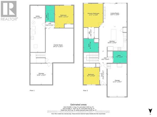 combined floorplan - 22 Cortland Terrace, St. Thomas, ON - Other