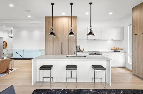 5 Morgan Lane, Oak Bluff, MB - Indoor Photo Showing Kitchen With Upgraded Kitchen