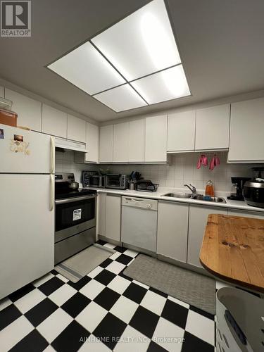 310 - 7 Bishop Avenue, Toronto, ON - Indoor Photo Showing Kitchen With Double Sink