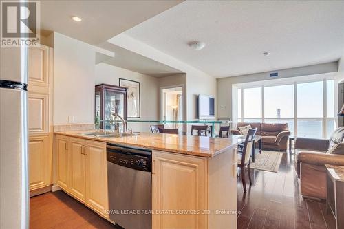 1007 - 218 Queens Quay W, Toronto, ON - Indoor Photo Showing Kitchen With Double Sink