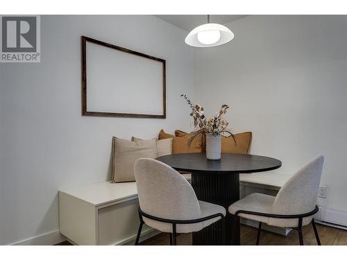 1153 Bernard Avenue Unit# 16, Kelowna, BC - Indoor Photo Showing Dining Room