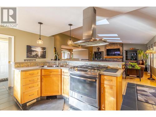 132 Christie Mountain Lane, Okanagan Falls, BC - Indoor Photo Showing Kitchen With Double Sink