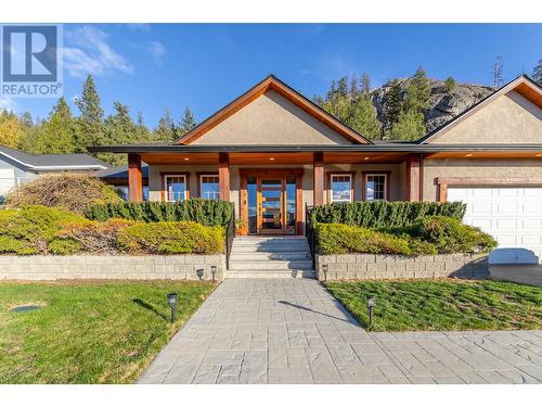 132 Christie Mountain Lane, Okanagan Falls, BC - Outdoor With Deck Patio Veranda With Facade