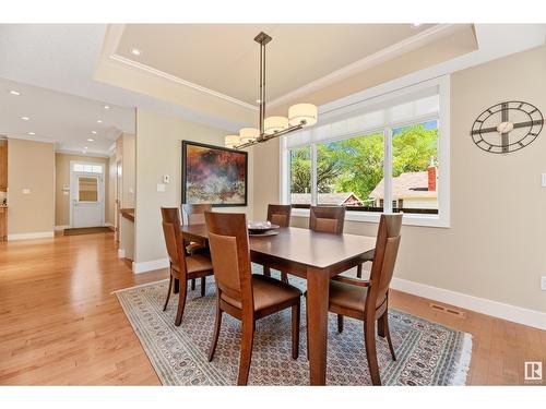 8728 101 Av Nw, Edmonton, AB - Indoor Photo Showing Dining Room