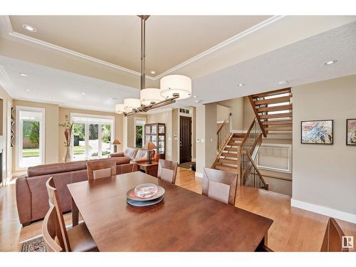 8728 101 Av Nw, Edmonton, AB - Indoor Photo Showing Dining Room