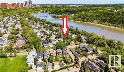 8728 101 Av Nw, Edmonton, AB - Outdoor With Body Of Water With View