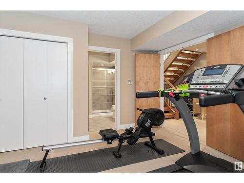 8728 101 Av Nw, Edmonton, AB - Indoor Photo Showing Gym Room