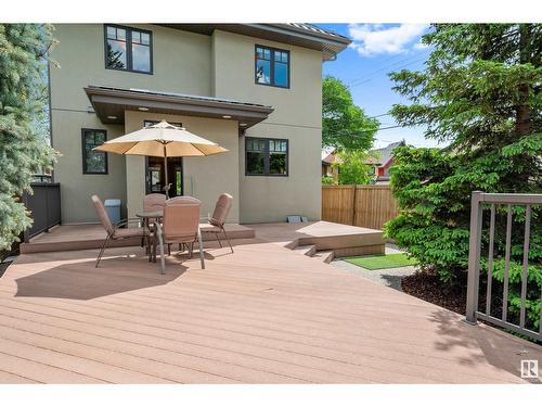 8728 101 Av Nw, Edmonton, AB - Outdoor With Deck Patio Veranda With Exterior