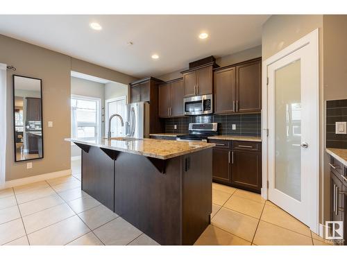 12221 102 St Nw, Edmonton, AB - Indoor Photo Showing Kitchen With Upgraded Kitchen